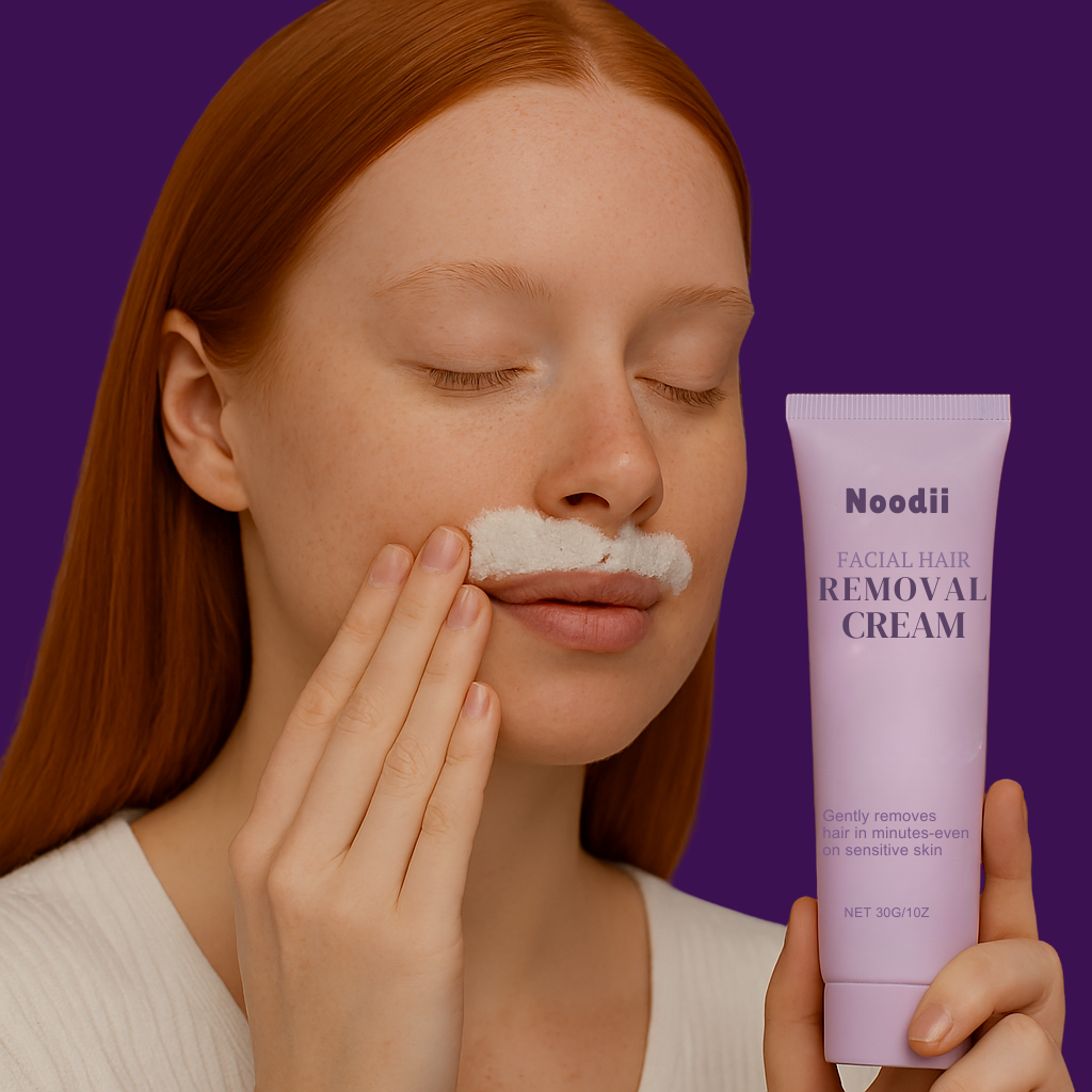 Hair Removal Cream for Face Painless Gentle Hair Remover Protect Pores from Clogging Non-irritating Nourish Smoothing Skin Care
